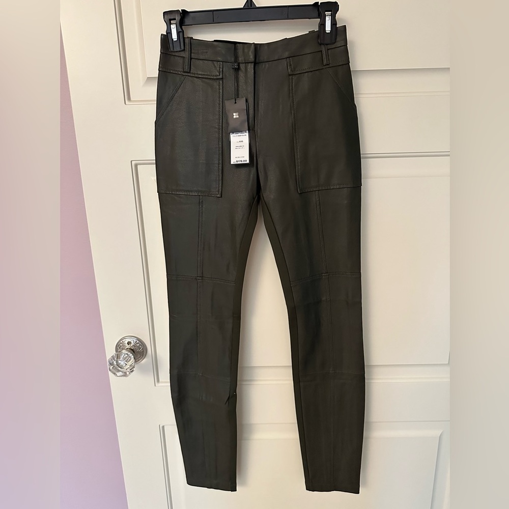 BCBG Max Azria Connor Faux Leather Leggings NWT